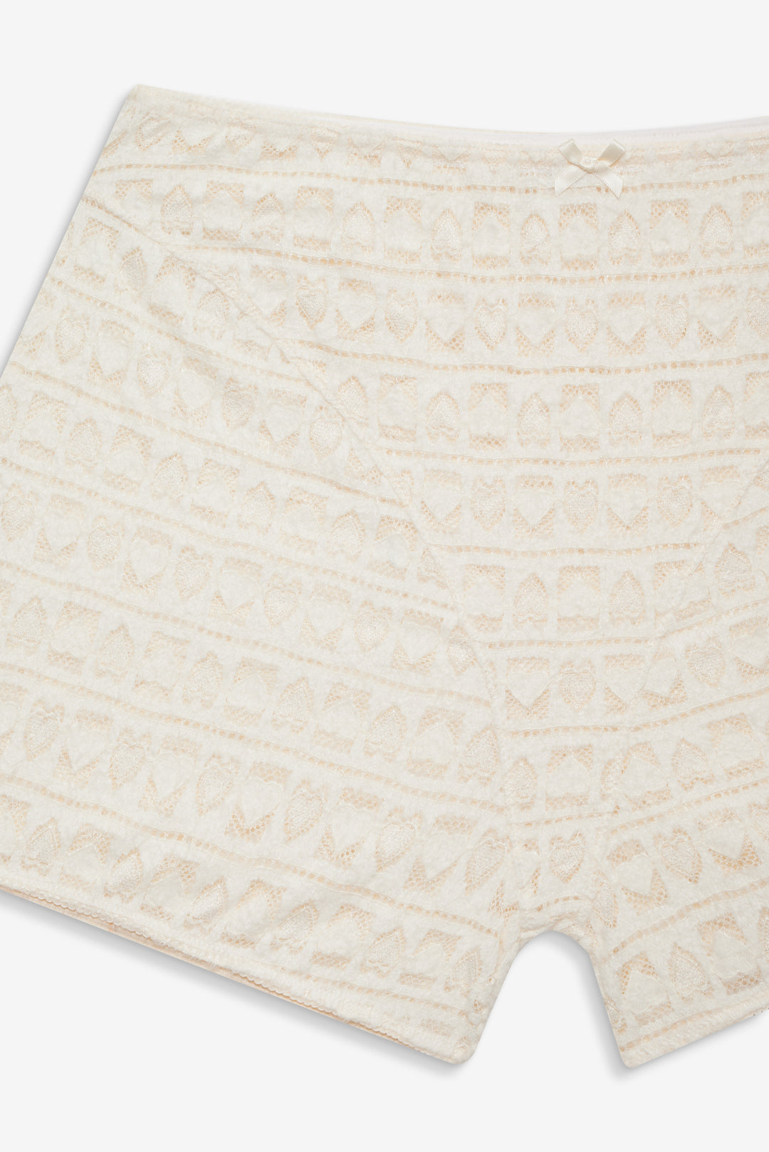 Reba Sleep Boyshort — White