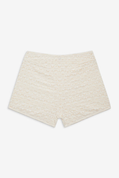 Reba Sleep Boyshort — White