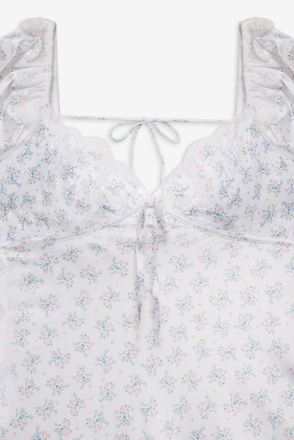 Sweet Escape Midi Slip Dress — White