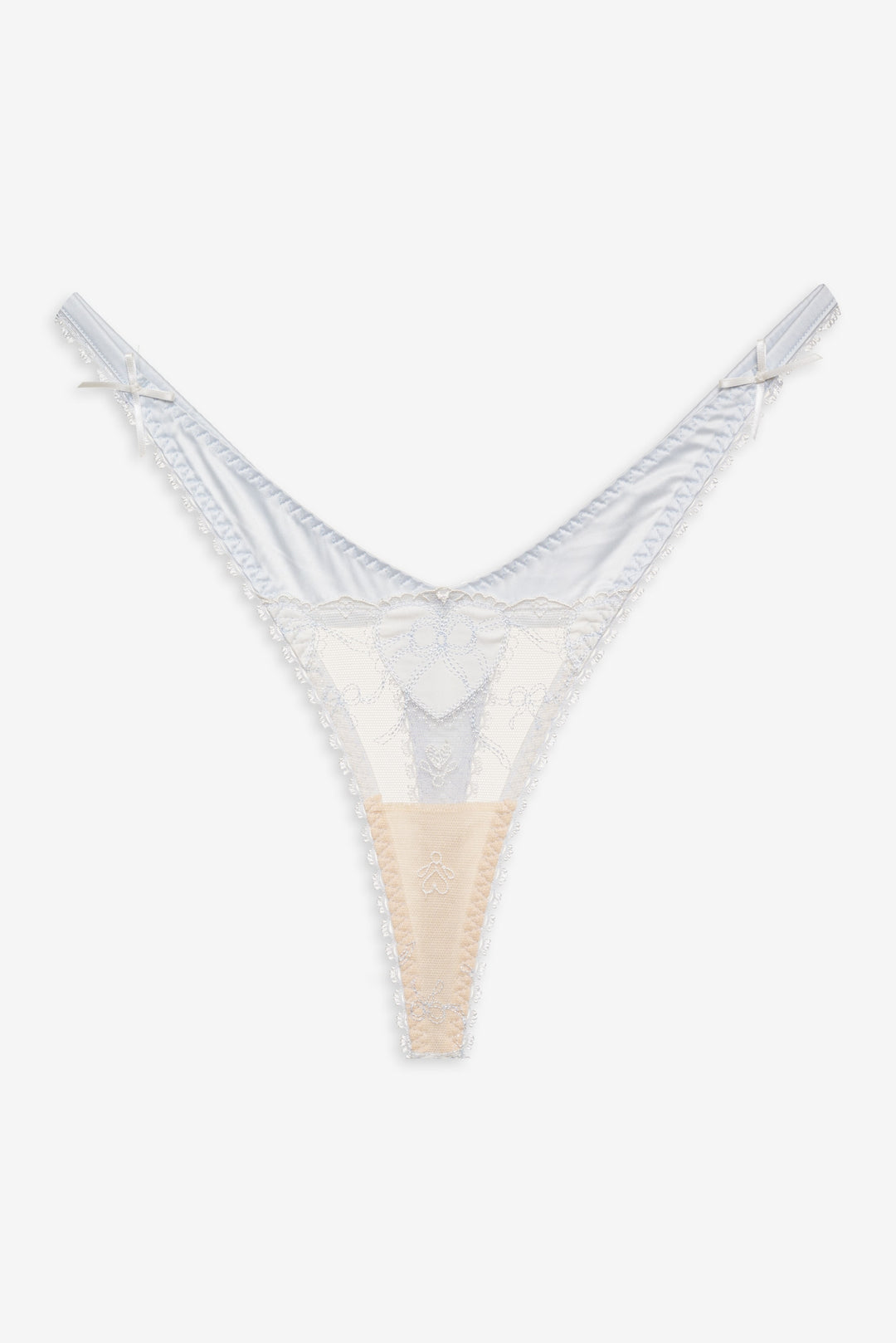 Pure Heart Thong Panty — White