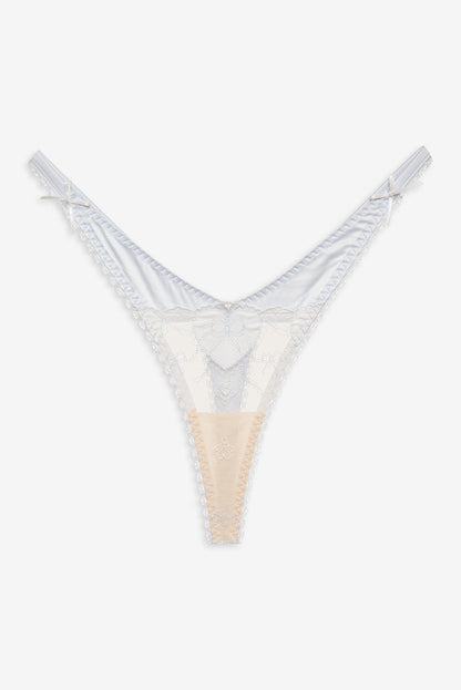 Pure Heart Thong Panty — White