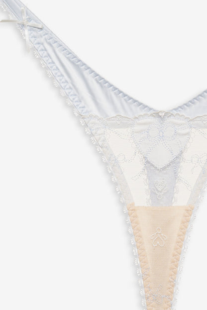 Pure Heart Thong Panty — White