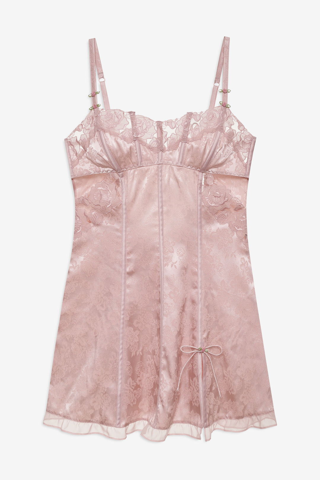 Blissful Blooms Slip Dress — Pink
