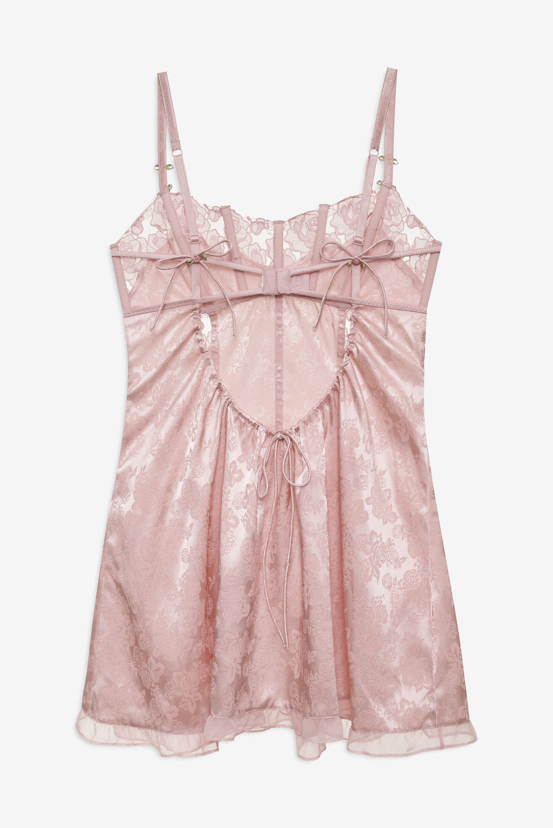 Blissful Blooms Slip Dress — Pink