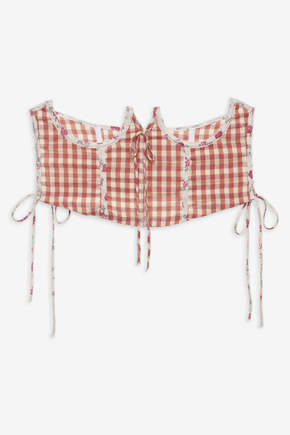 Georgia Corset Slip Dress — Red
