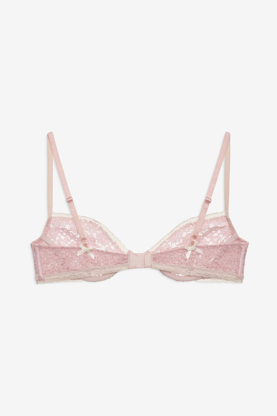 Pamela Stretch Lace Underwire Bra — Pink