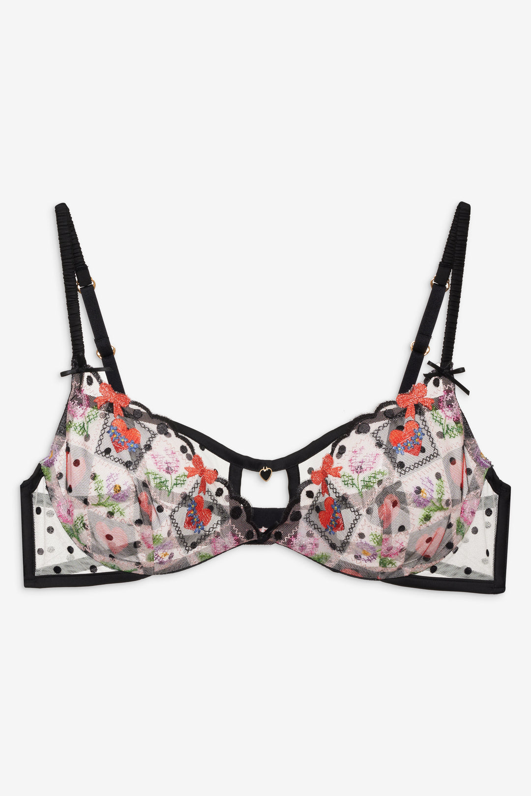 Paris Underwire Bra — Red