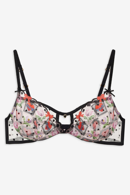 Paris Underwire Bra — Red