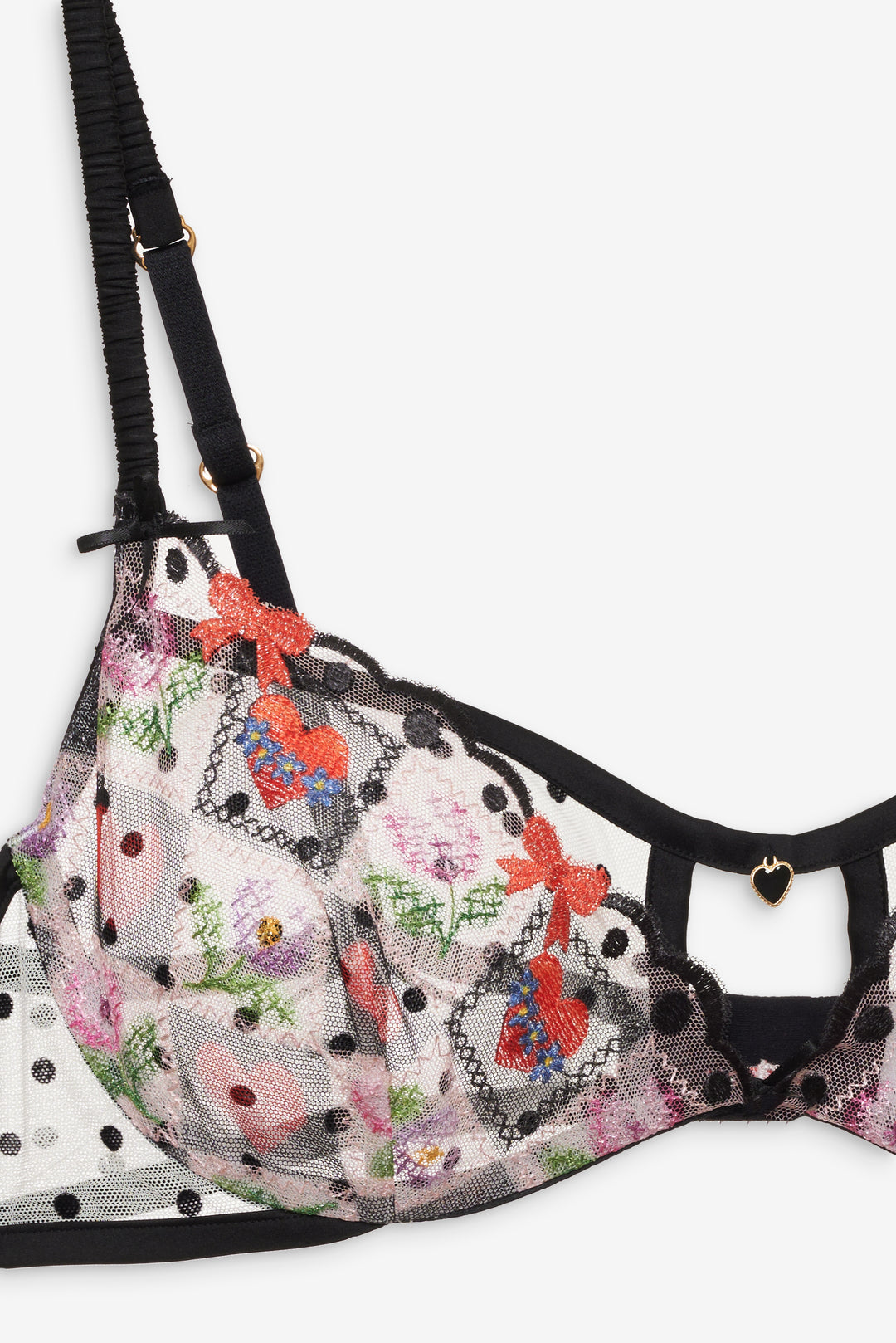 Paris Underwire Bra — Red