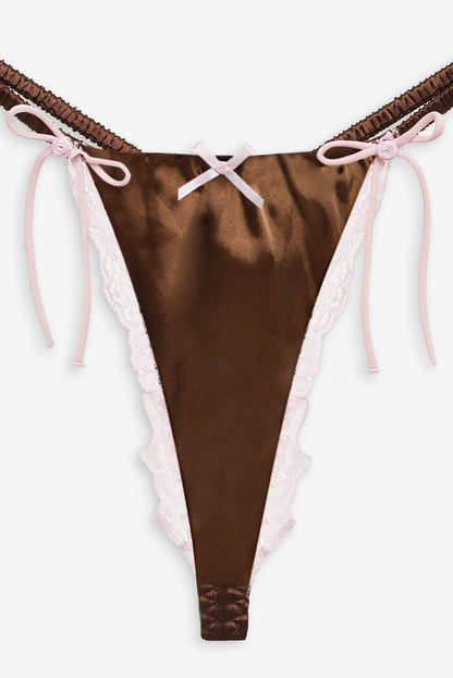 Jaden Thong Panty — Chocolate
