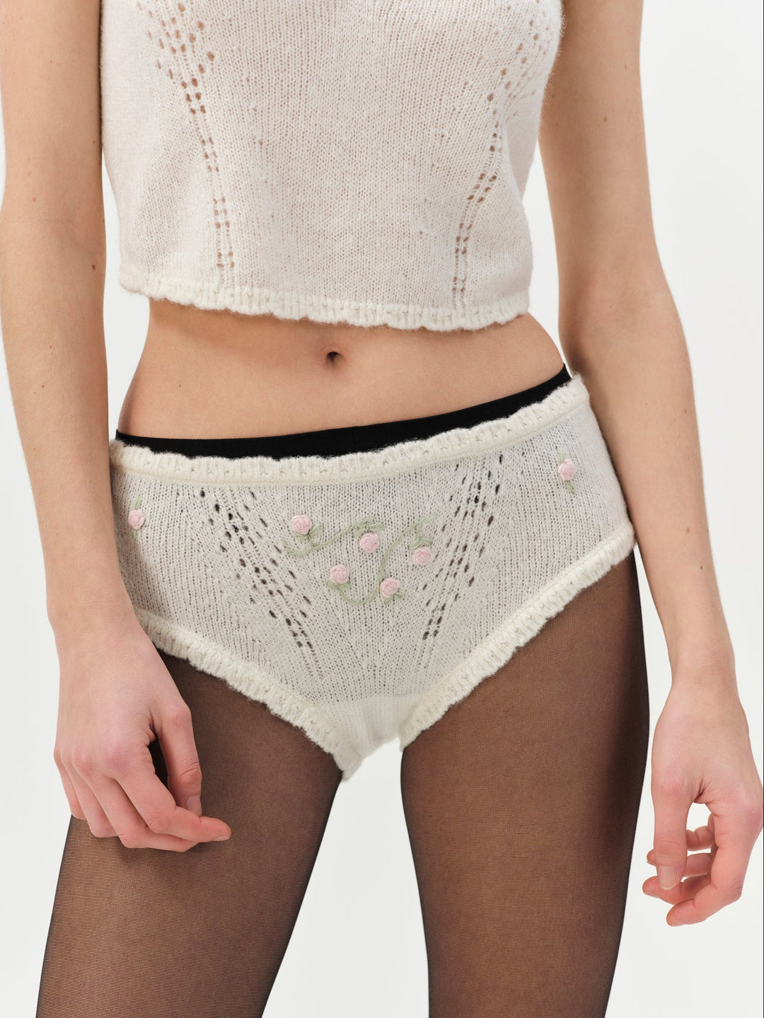 London Knit Panty — Cream