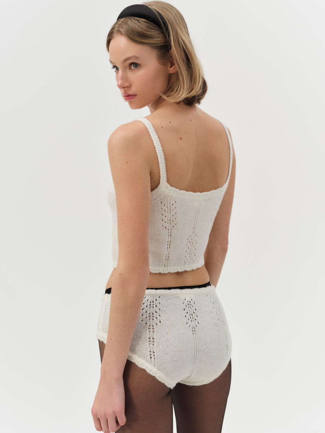 London Knit Panty — Cream