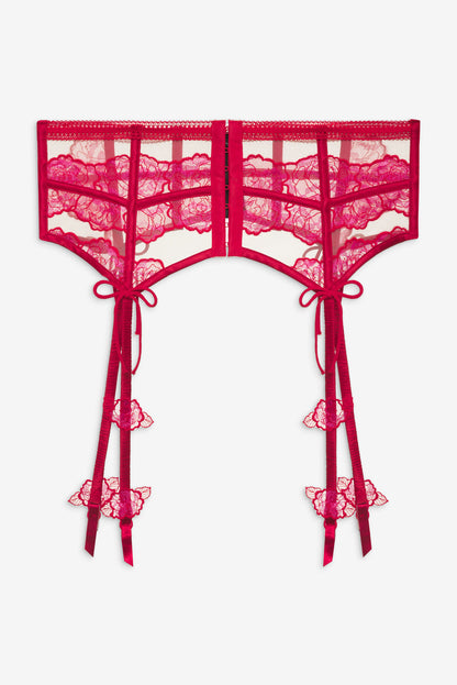 Cordelia Garter Belt — Red