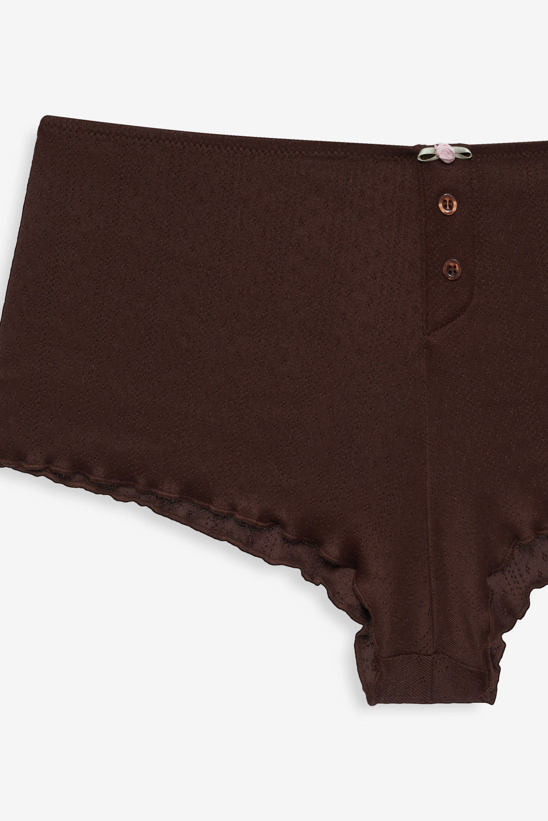 Elliana Sleep Short — Chocolate