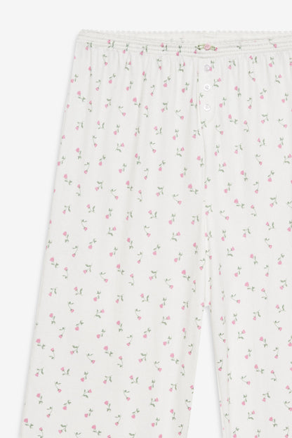 Elliana Wide Leg Pant — White