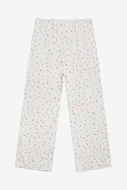 Elliana Wide Leg Pant — White