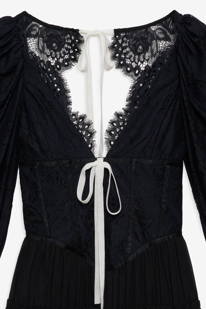 Ellis Mini Dress — Black