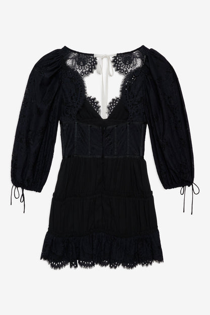 Ellis Mini Dress — Black