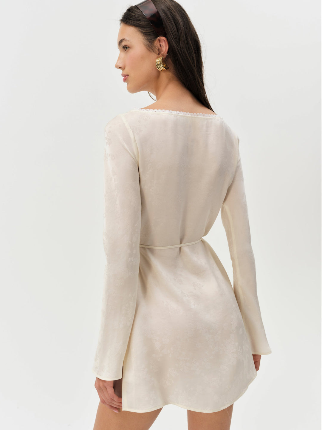 Madalie Mini Dress — Cream