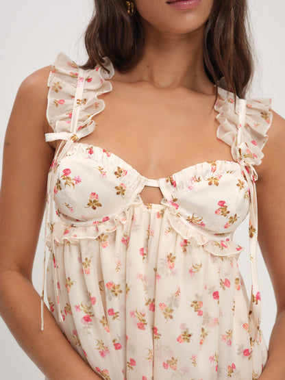 Poppy Mini Dress — White