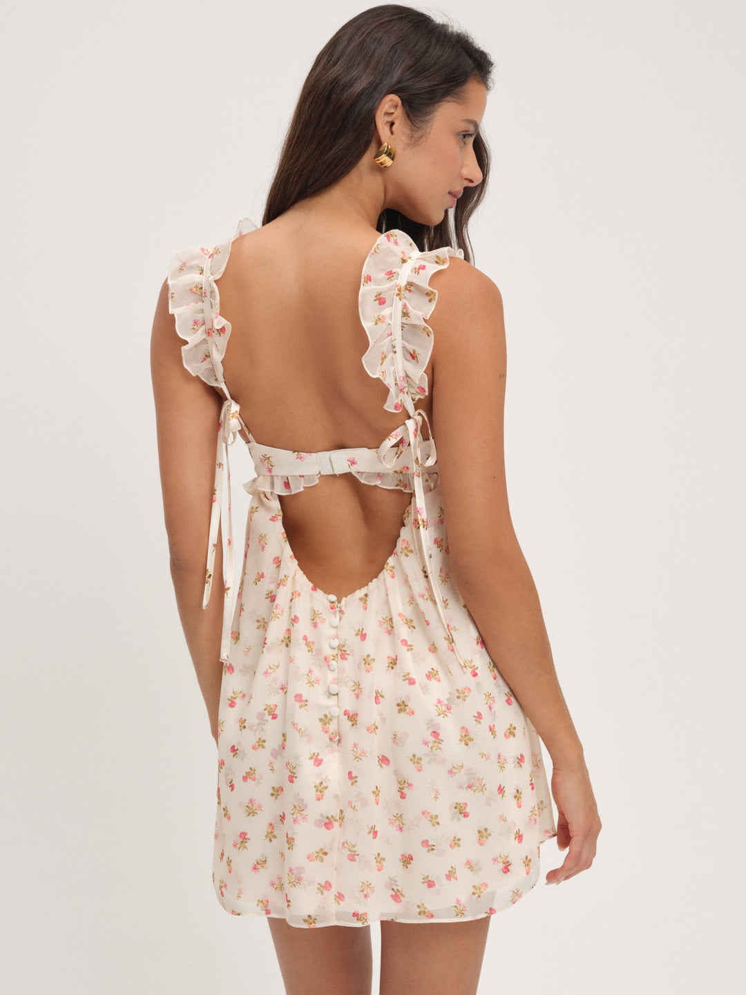 Poppy Mini Dress — White