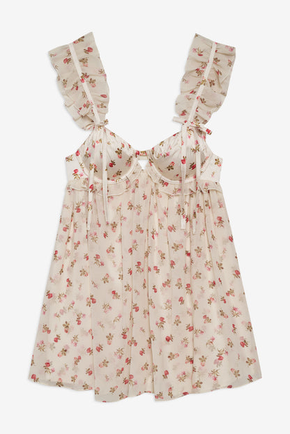 Poppy Mini Dress — White