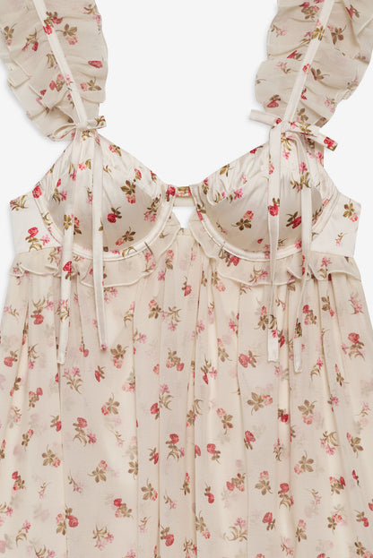Poppy Mini Dress — White