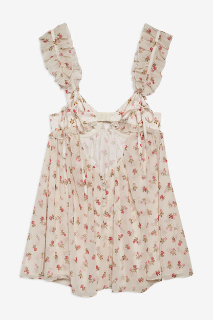 Poppy Mini Dress — White