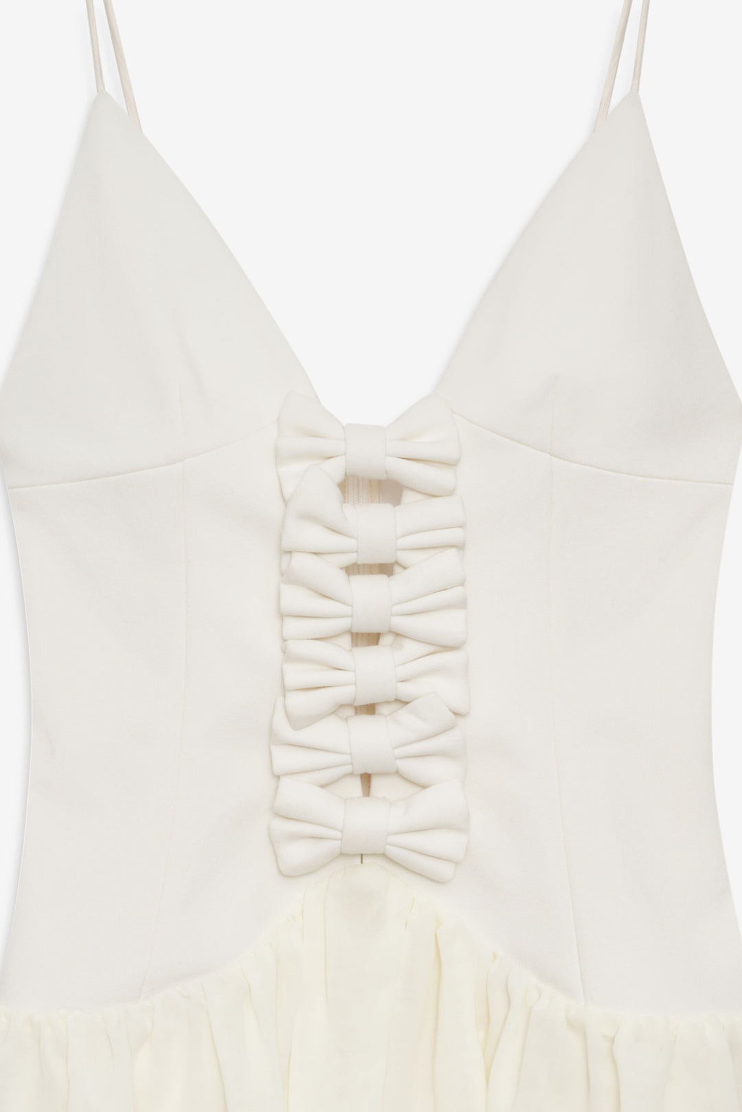 Josie Micro Mini Dress — Cream