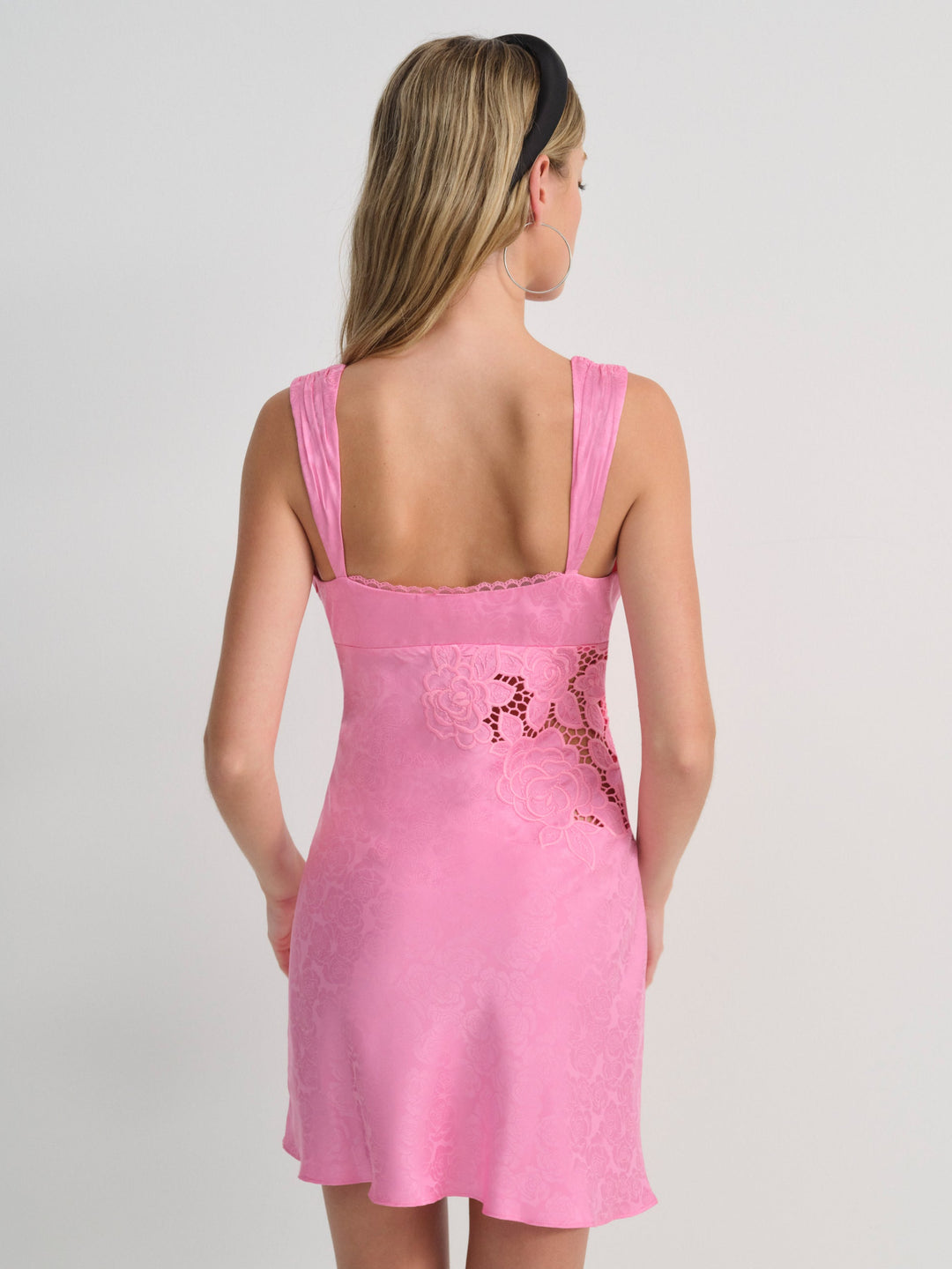 Claudia Mini Dress — Pink