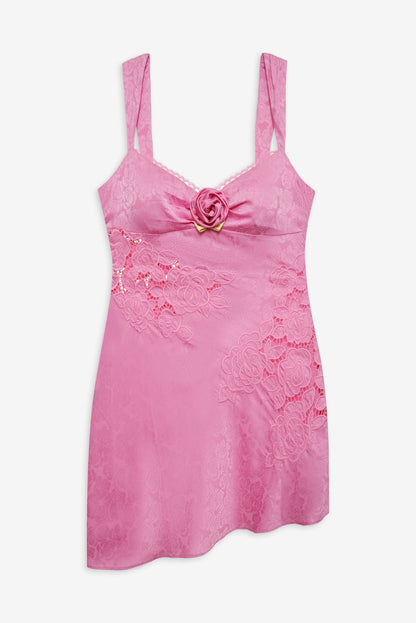 Claudia Mini Dress — Pink