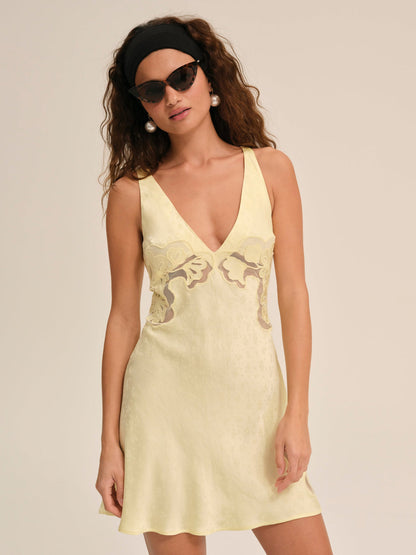 Sunrise Mini Dress — Yellow