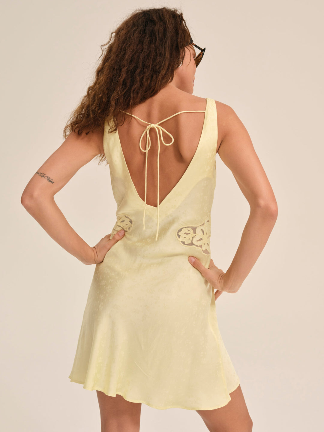 Sunrise Mini Dress — Yellow