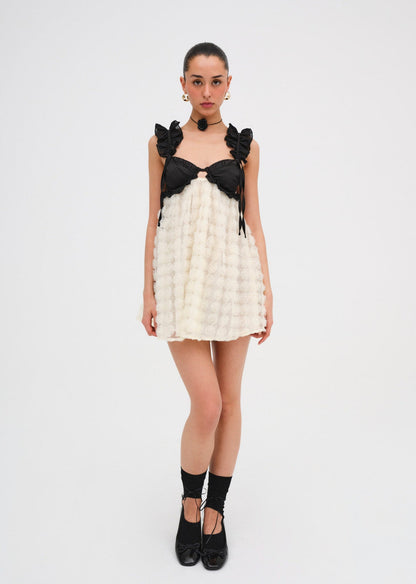 Poppy Mini Dress — Ivory