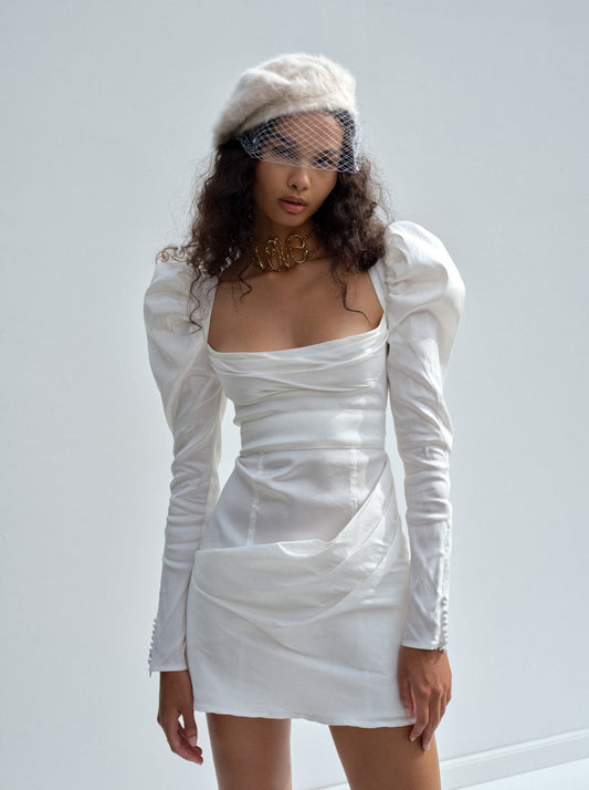 Etta Mini Dress — White
