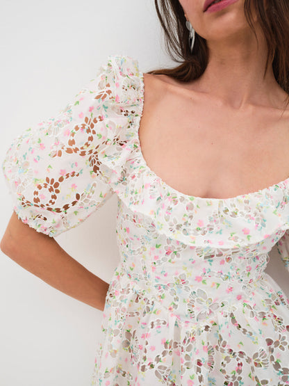 Magnolia Mini Dress — White