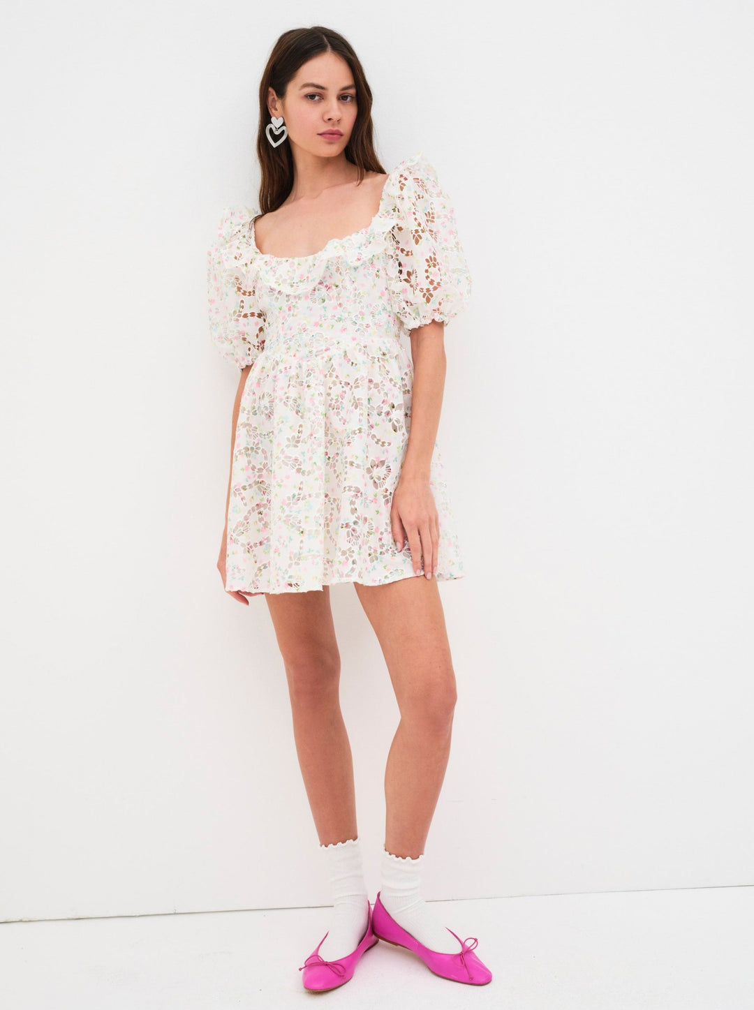 Magnolia Mini Dress — White