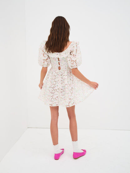 Magnolia Mini Dress — White