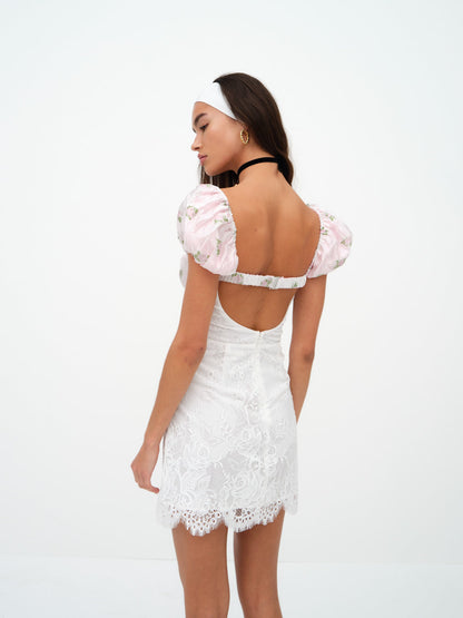 London Mini Dress — White