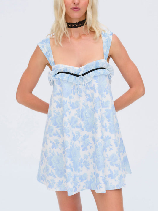 Oliver Mini Dress — Blue