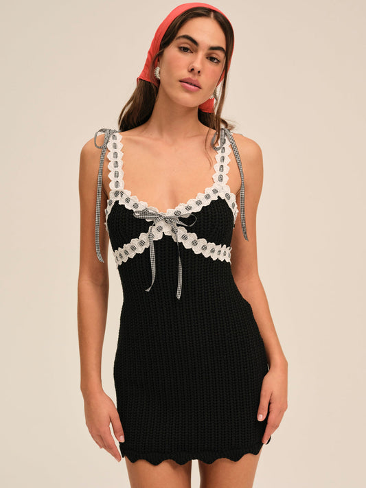 Becka Mini Dress — Black