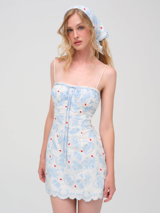 Claire Mini Dress — White