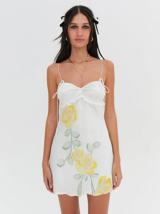 Millie Mini Dress — Yellow