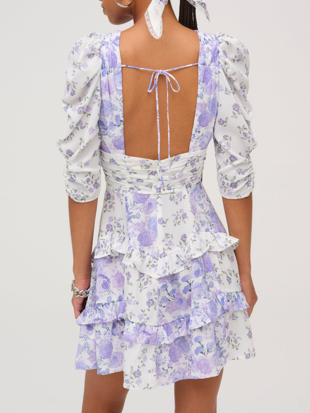 Rosalyn Mini Dress — Purple