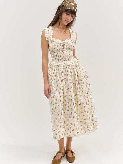 Morgan Midi Dress — White