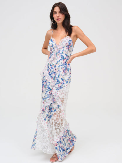 Josalyn Maxi Dress — Blue